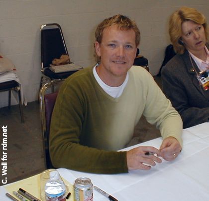 RDM signing at Creation's Grand Slam  (Photo by Charles Wall)