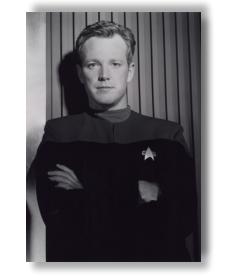 Season 4 B&W publicity photo of Tom Paris