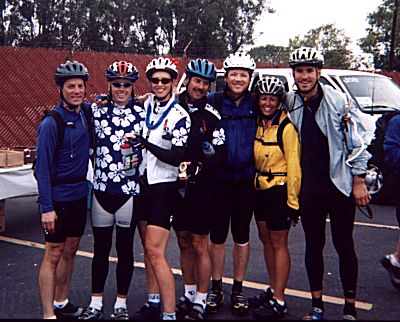 RDM with some of his traveling companions on the California AIDSRide