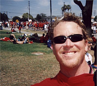 RDM's final photo of himself on the Calfornia AIDSRide