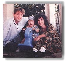 Robbie with his wife Carol and daughter Taylor